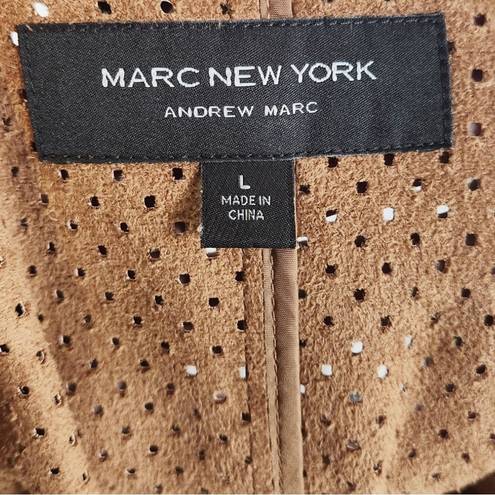 Marc New York  Faux Leather Shacket Jacket Size Large