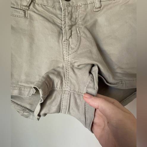 All Saints Khaki Mini Shorts Size 10