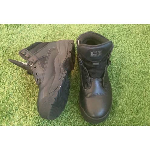5.11 tactical black leather hiking working ankle boots