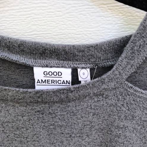 Good American The Cold Shoulder Sweater