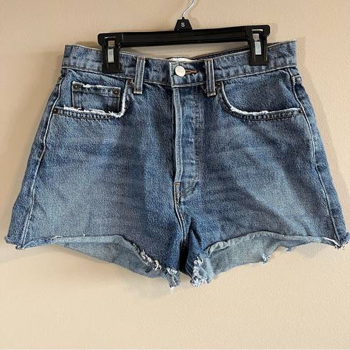 Reformation  Dixie High Rise Denim Jean Shorts Sydney Wash 26