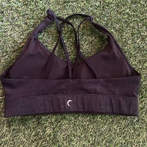 Zyia  Active Black Paisley Sports Bra XXL