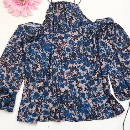 Rebecca Minkoff  Cold Shoulder Floral Peasant Top