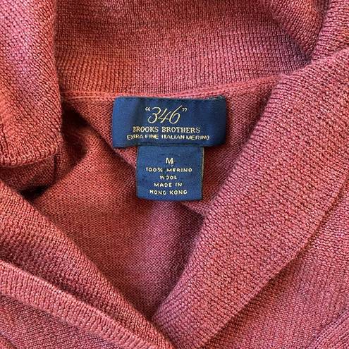 Brooks Brothers Vintage ‘80s  Extra Fine Italian Merino Wool Collared Sweater