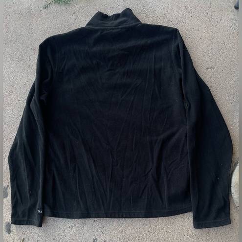 The North Face  Black pullover szLarge polar fleece 1/4 zip base layerlongsleeve