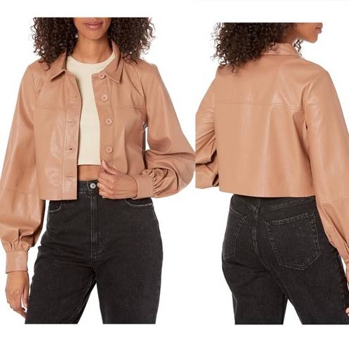 n:philanthropy  Faux Leather Aurora Jacket in Ginger Medium