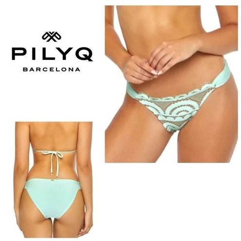 PilyQ New.  azura lace fanned full bikini bottom. Small