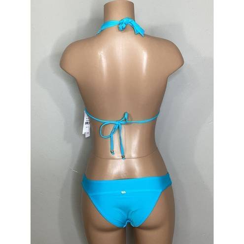 PilyQ *New.  marine blue bikini set. D-top/L-bottom