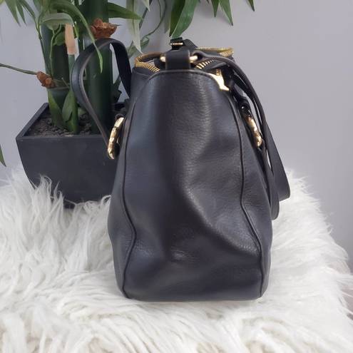 Aimee Kestenberg  Black Soft Leather Shoulder Bag