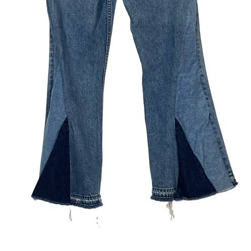 GRLFRND  Denim Jeans Women's Size 27 Linda Pop Crop Jeans Button Fly Le Freak