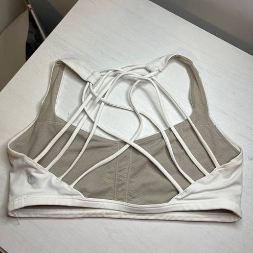 Lululemon  Free To Be Bra (Wild) White Sz 8