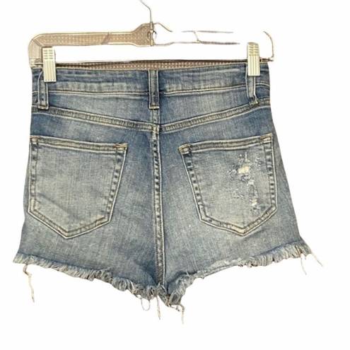 Harper  High Rise Distressed Cut Off Shorts (2)