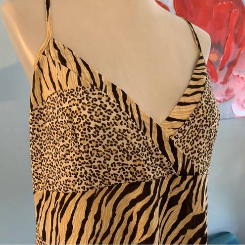 Natori NEW NWT  Private Luxuries Cheetah Leopard Cami Top Sz L Large