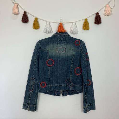 Krass&co Vintage The San Frisco Jeans  Patchwork Jean Jacket Size Medium