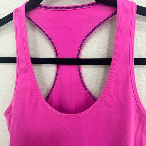 Lululemon  Cool Racerback Tank Pink Paradise Size 6 Hot Pink