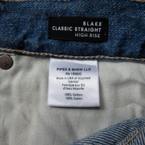 Veronica Beard NWT  Blake Classic Straight in Clearwater Destroyed Jeans 25 / 0