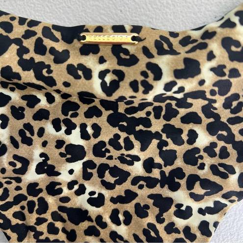 Relleciga  | leopard animal print cheeky bikini bottoms small