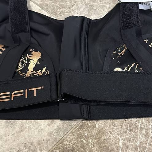 SheFit  Flex Sports Bra Black 3Luxe NWT