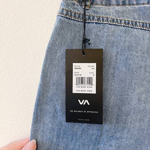 RVCA Valley Zip Up Denim Shorts