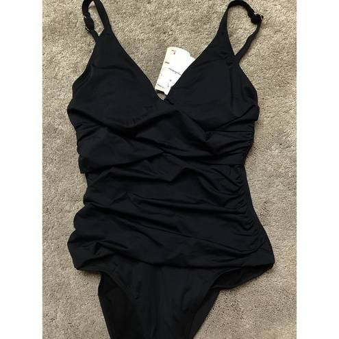 Tommy Bahama New.  black tummy control swimsuit. Normally $149. Size 4