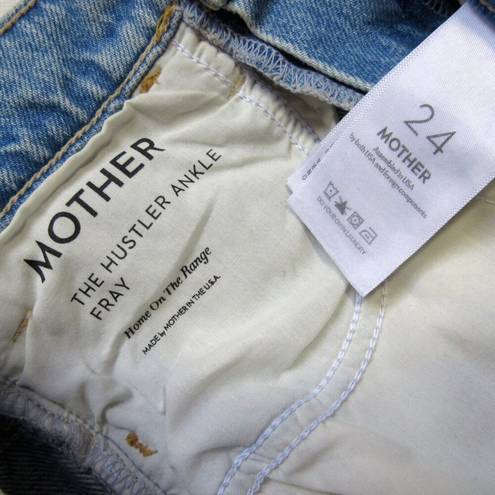 The Range NWT Mother Hustler Ankle Fray in Home On  High Rise Boot Crop Jeans 24
