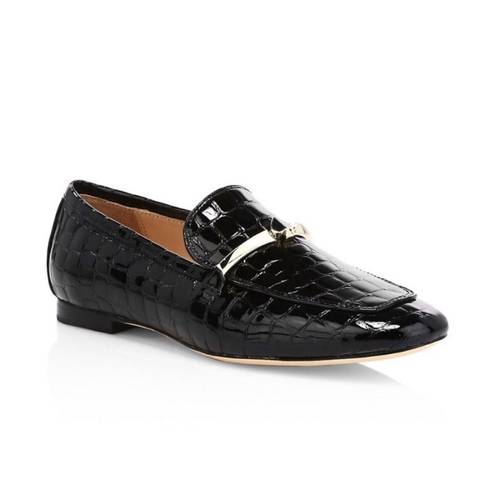 Kate Spade Lana Croc Embossed Loafers