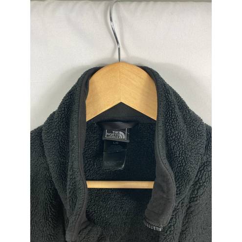 The North Face  Black Fleece Zip Up Sweater Size Large