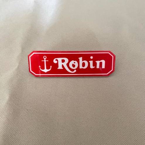 Netflix Spirit Halloween Stranger Things Robin Costume Top & Name Tag Unisex Adult Lrg