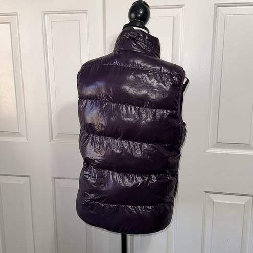 Bershka  STREET BRANDING Purple Puffer Vest