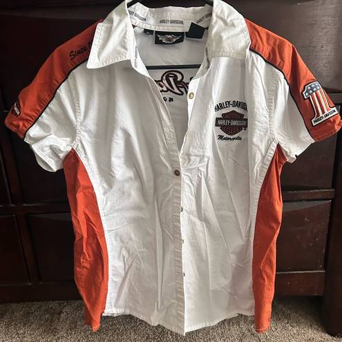 Harley Davidson button down shirt