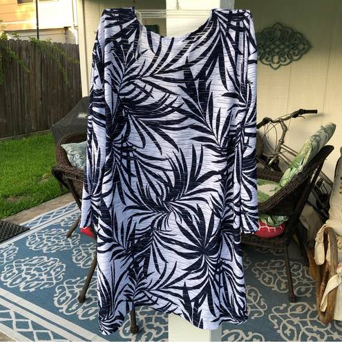 Palms New Portocruz Swim Black/White  Coverup 3X