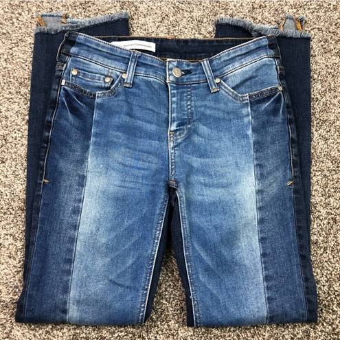 Pilcro and the Letterpress  Women’s Parallel Patchwork Jeans Size 26