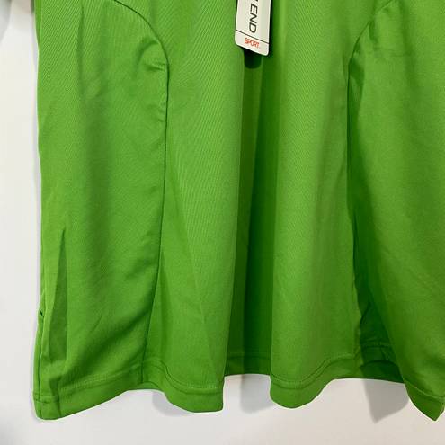 Polo North End Sport Women’s Short Sleeve Moisture Wicking  Valley Green XL NWT