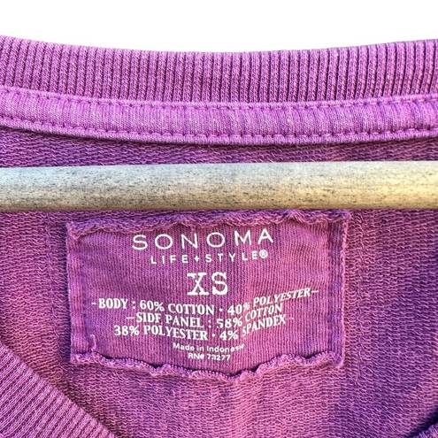 Sonoma  women's XS purple sweatshirt