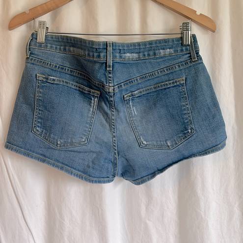 Rich & Skinny  Casual Lighter Medium Wash Low Medium Rise Denim Jean Shorts