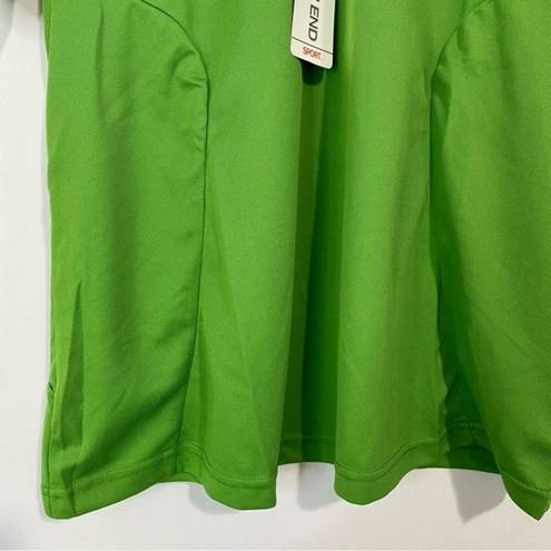 Polo North End Sport Women’s Short Sleeve Moisture Wicking  Valley Green XL NWT