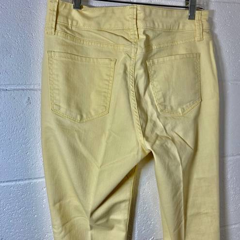 St. John’s Bay St. John's Bay Yellow Skinny Leg Women's Pant