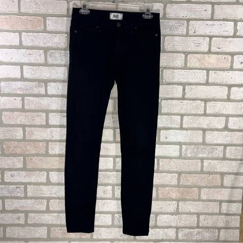 Paige  Verdugo Ultra Skinny Jeans in Black Shadow Size 26