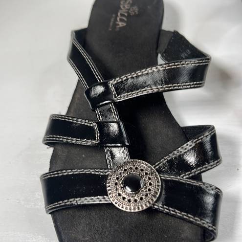 sbicca Womens Black  Sandals Sz 8.5