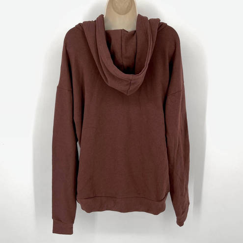 Naked Wardrobe  Brown Soft Pullover Hoodie NEW Womens Sz 1X Style NW-T4322-N