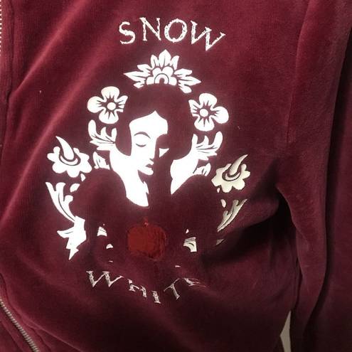 Disney Snow White  velour “Just One Bite” jacket