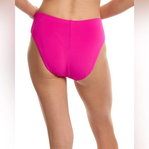 Robin Piccone  Ava High Waist Bottom Pink Medium NWOT