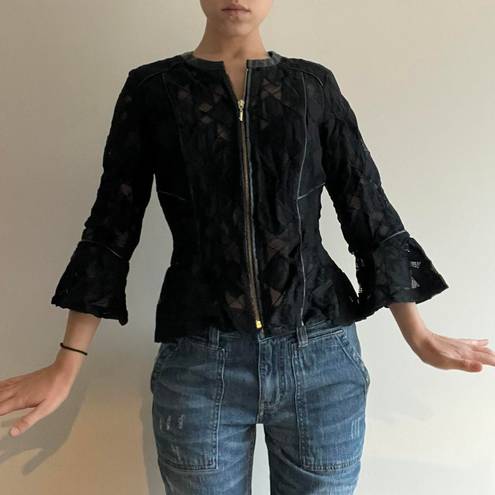 INC Black Lace Jacket