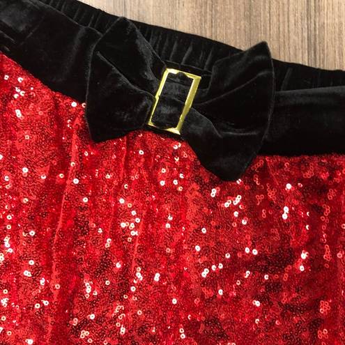 ma*rs - . Clause Santa Red sequin skirt - XXL - Brand new w/tags!