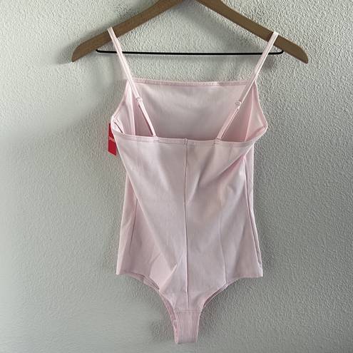 Spanx NWT  Ribbed Cami Bodysuit Ice Pink 20360R Small