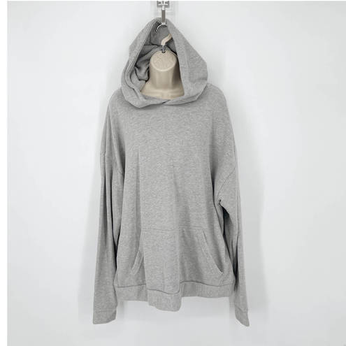 Naked Wardrobe  Gray Soft Pullover Hoodie NEW Womens Sz 3XL Style NW-T4322-N