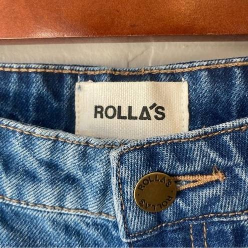 Rolla's NWT  Dusters Super High Rise Cigarette Tapered Leg Jeans in Medium Wash