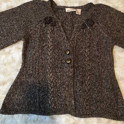 DKNY Authentic  COPPER GLITTER BABY DOLL SWEATER! So cute