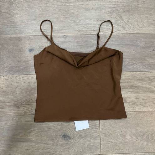 L'Academie NWT  Katlyn Top in Brown Size S