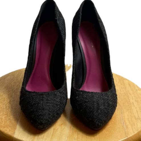 Bottega Veneta  Wool Tweed Crystal Heel Pump